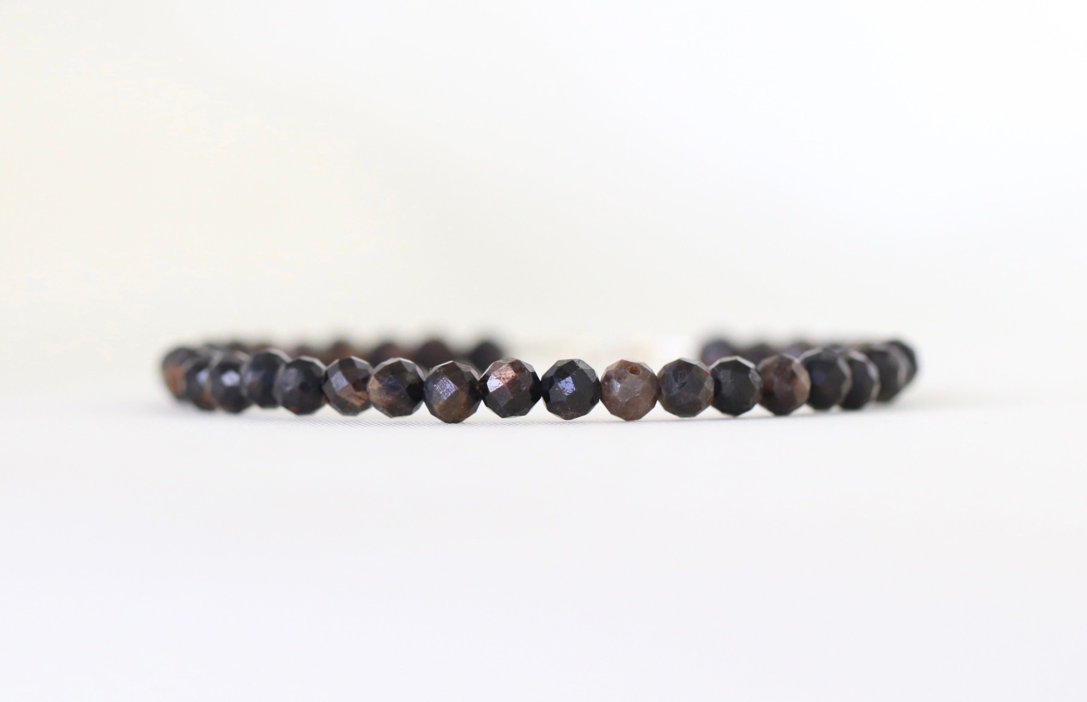 Elegant Black Star Sapphire bracelet, timeless design