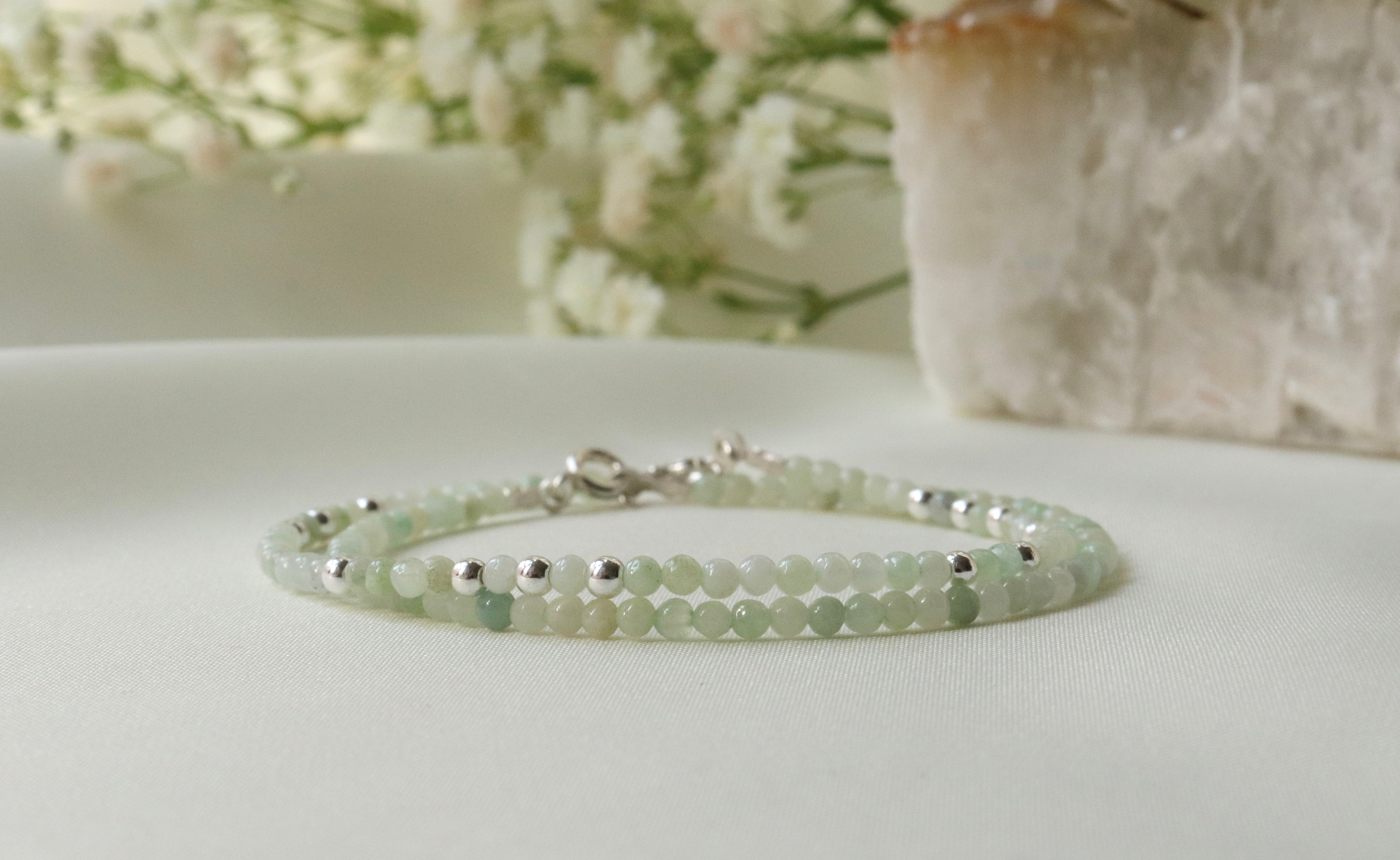 Elegant Handmade Burma Jade Bracelet — Oberia Jewelry