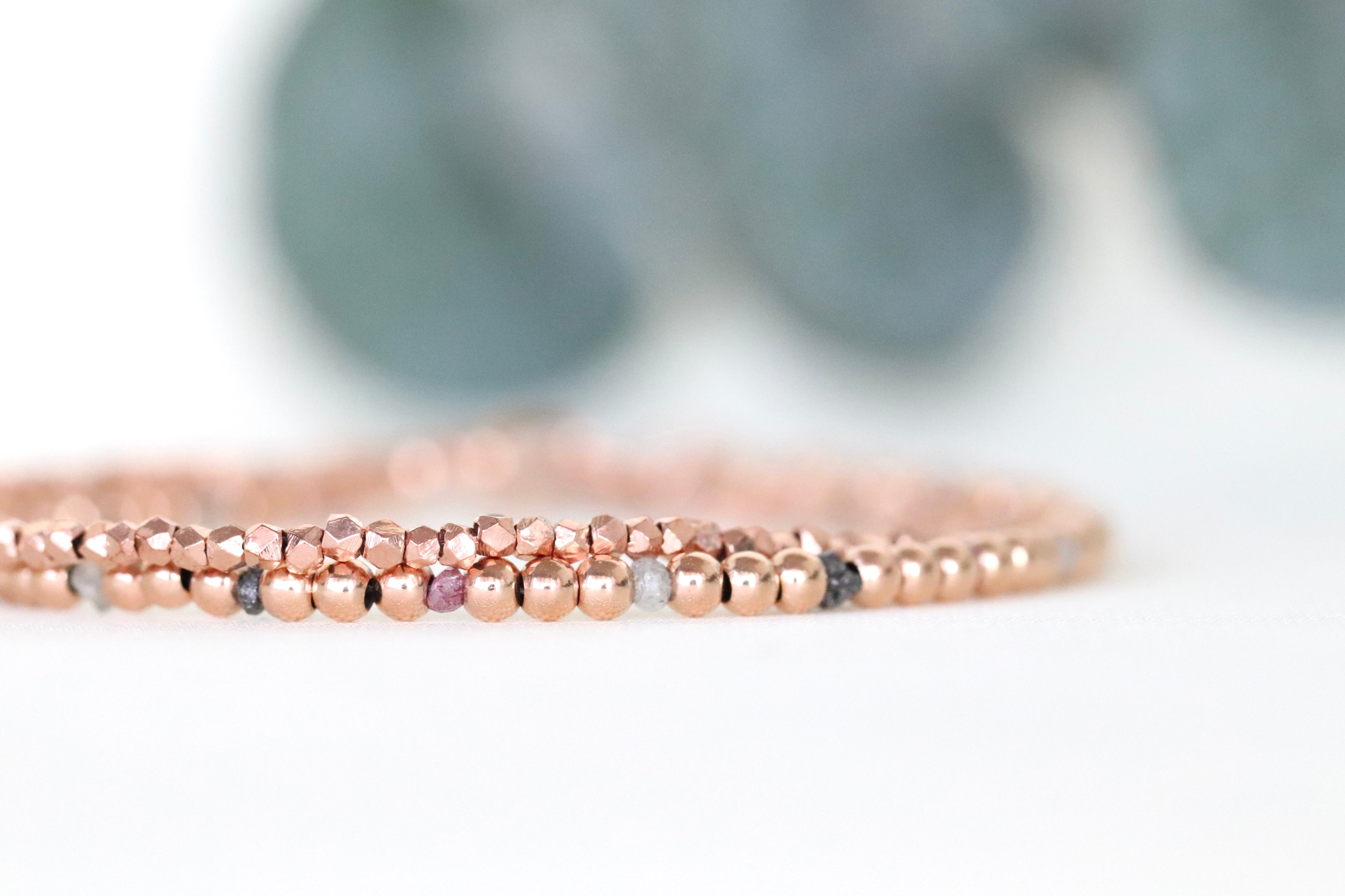 Elegant Karen Hill Tribe bracelet with gold accents