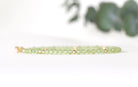 Elegant Peridot bracelet with 14k gold filled beads