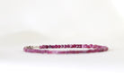 Elegant Ruby bracelet, handcrafted jewelry