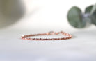 Minimalist 24k rose gold Karen Hill Tribe bracelet