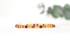Minimalist Baltic Amber adjustable bracelet
