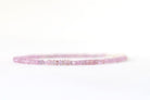 Minimalist Pink Sapphire bracelet, elegant design