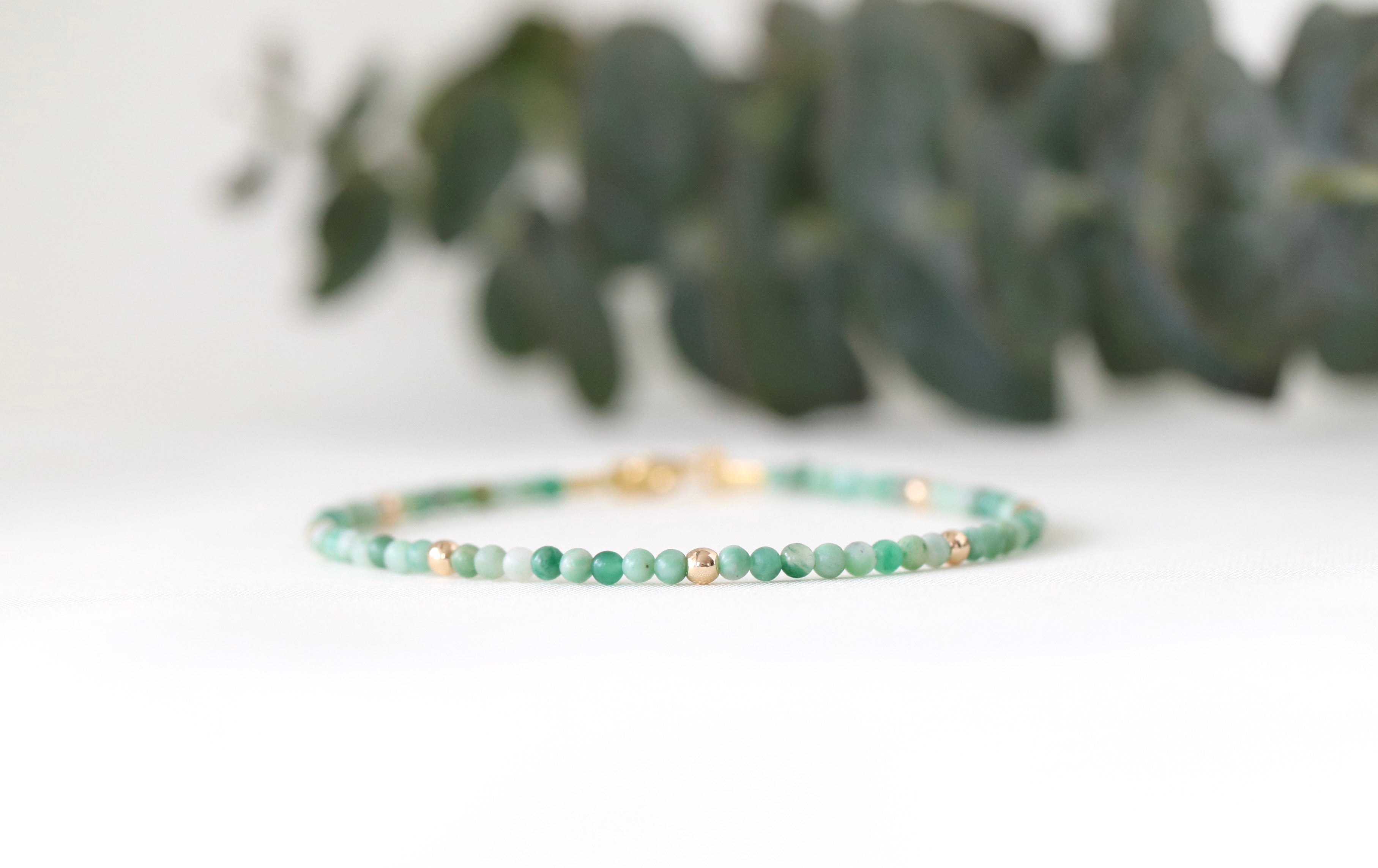 Minimalist Qinghai Jade bracelet, timeless design