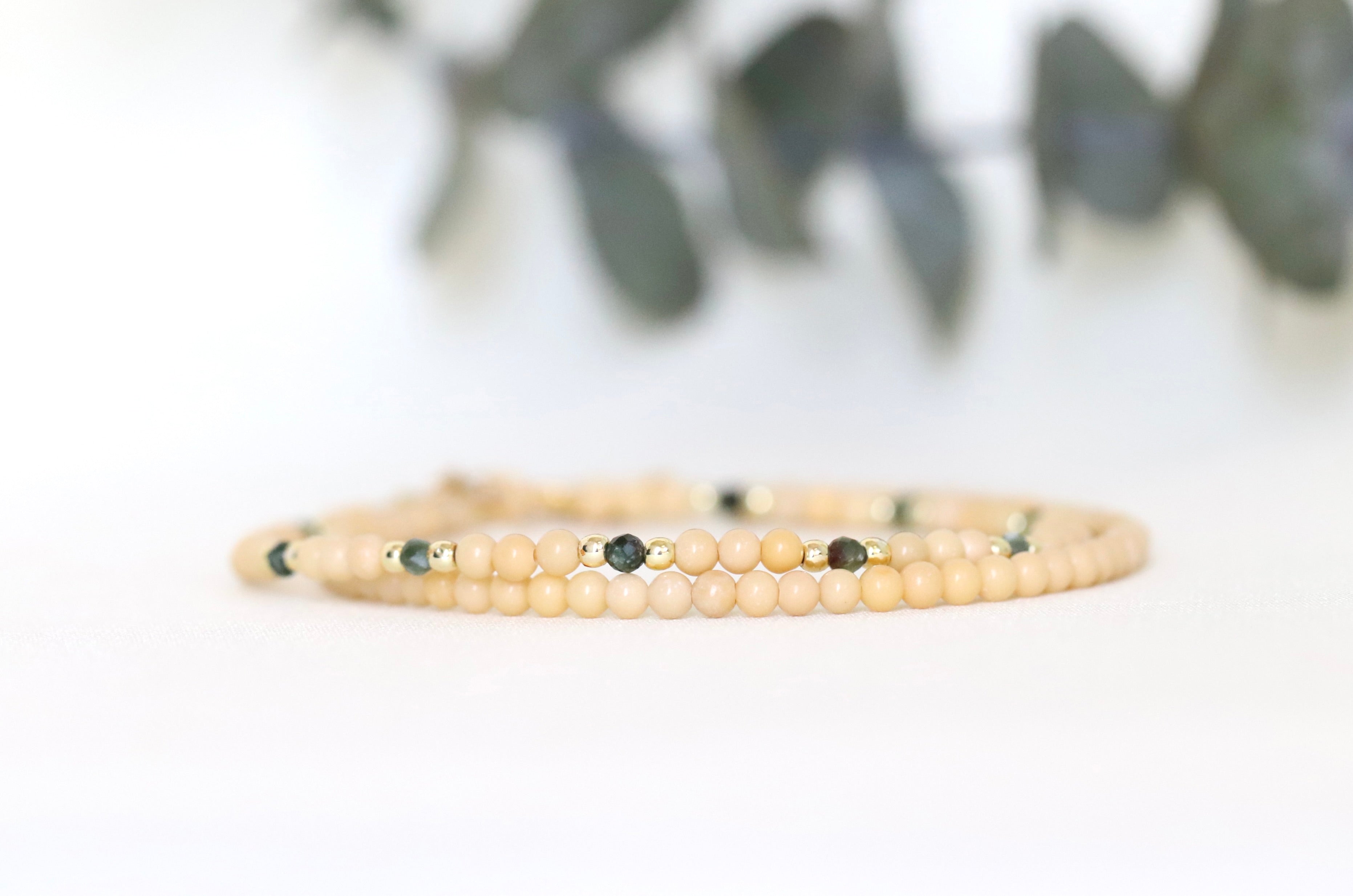 Oberia Jewelry Butter Yellow Jade bracelet