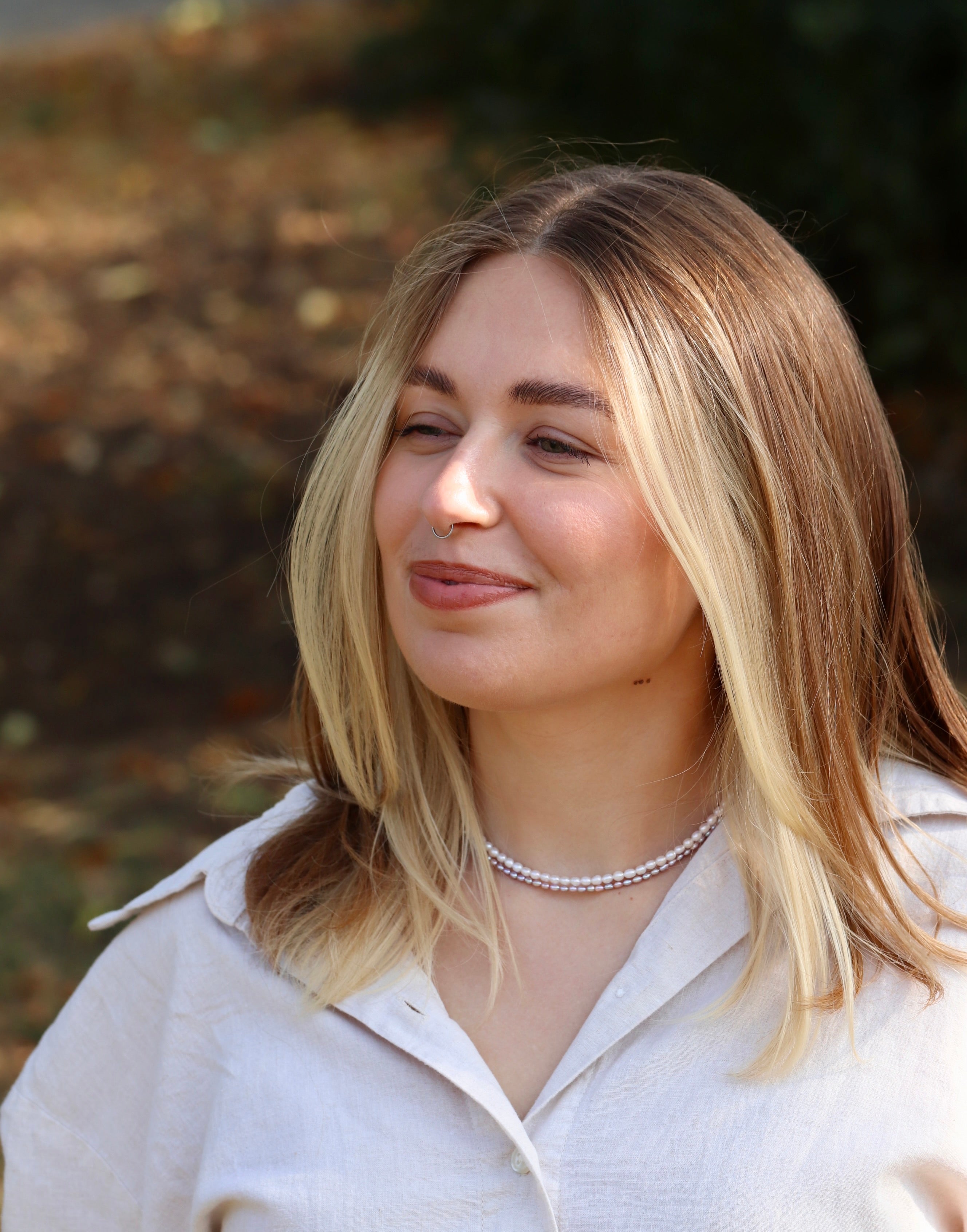 Oberia Jewelry dainty pearl necklace