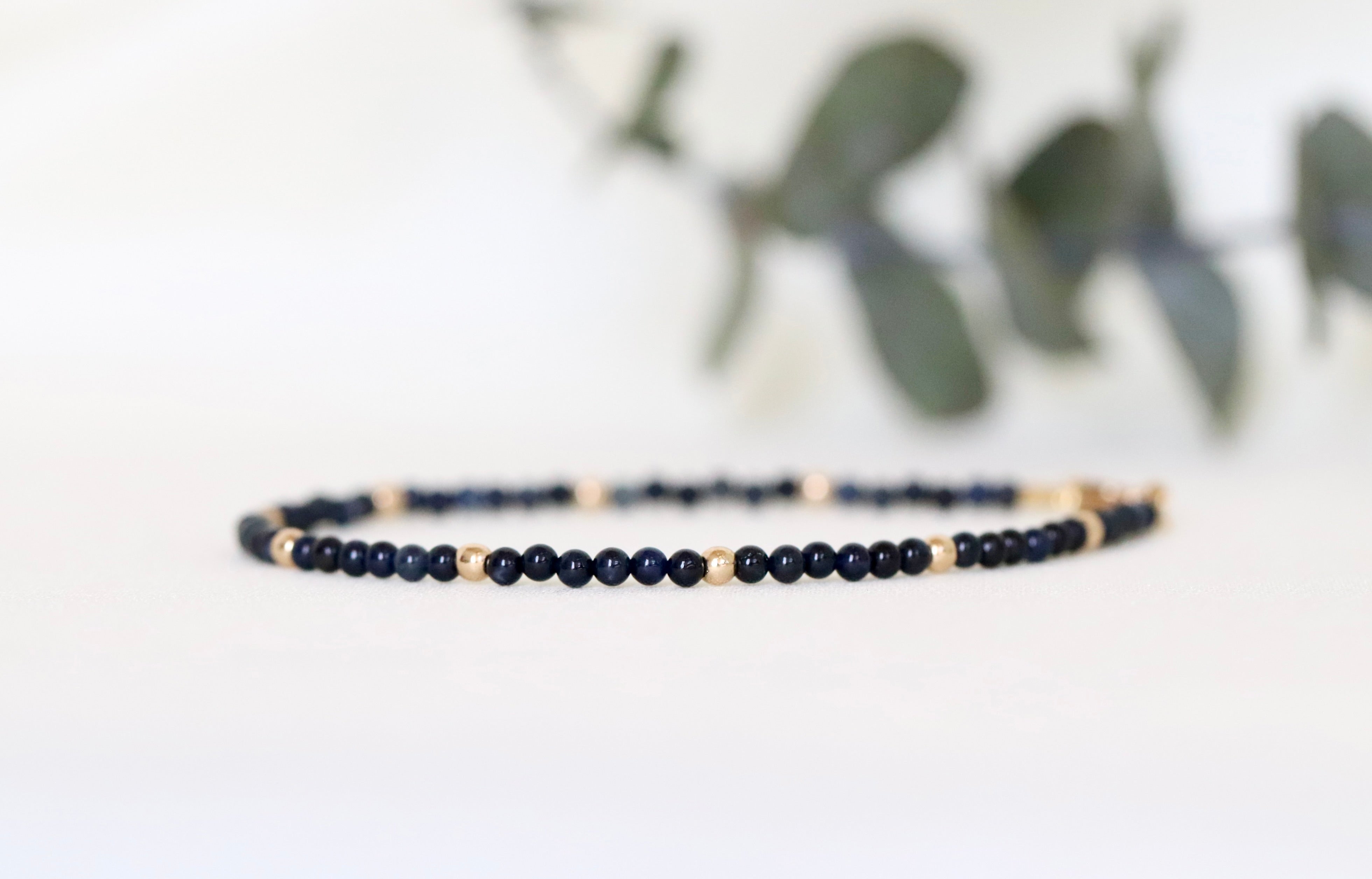 Oberia Jewelry dark blue Sapphire bracelet