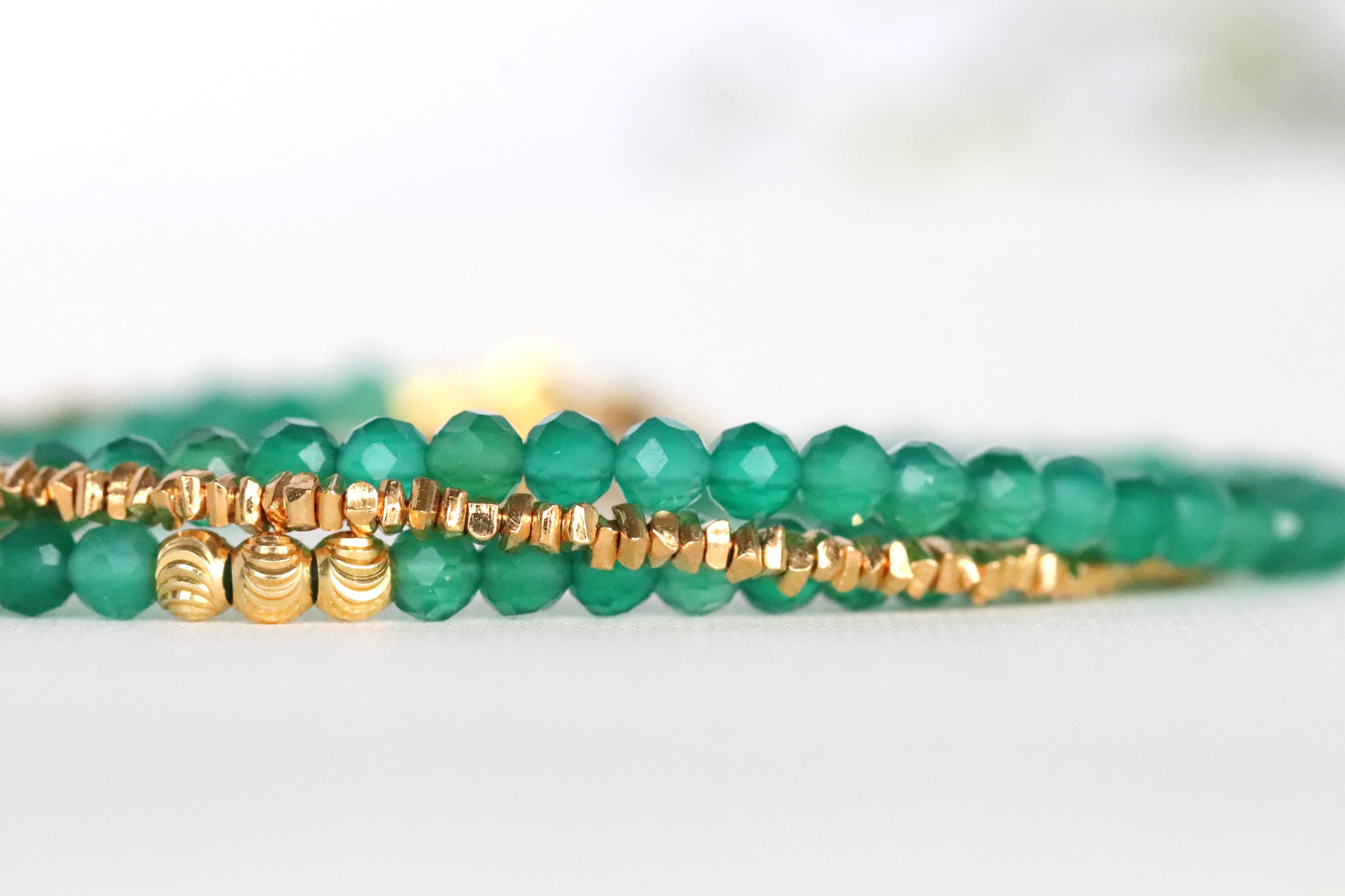 Oberia Jewelry thin 24k gold Karen Hill Tribe bracelet