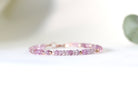 Pink Amethyst bracelet with 14k rose gold beads