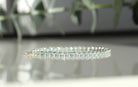 Sparkling Blue Topaz bracelet with silver details