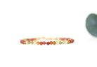 Yellow Apatite bracelet with multi-gem accents
